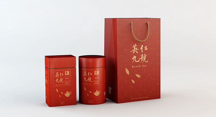 英紅九號茶葉包裝設計-廣東紅茶品牌提升包裝設計